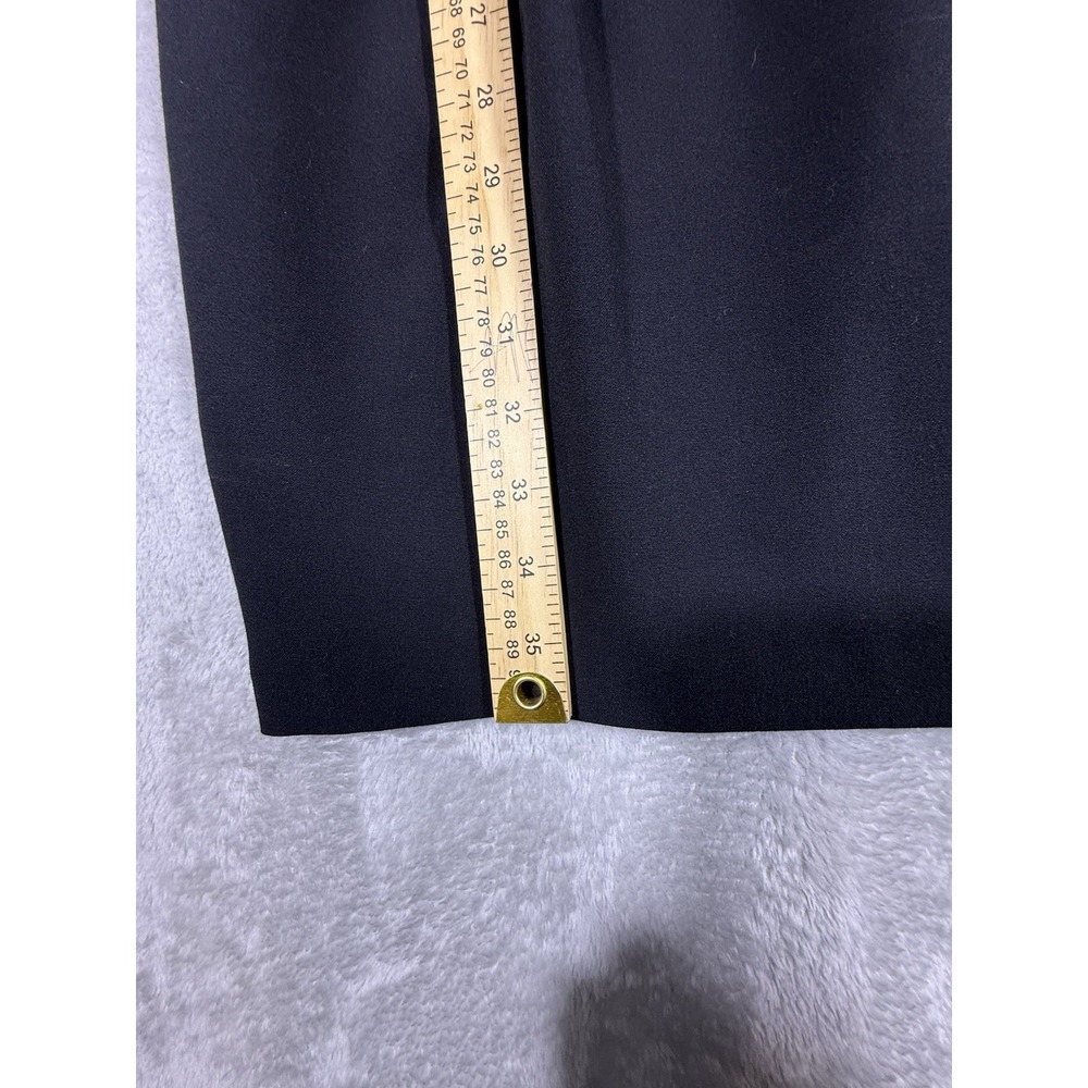 Andrew Marc Ruffle Sleeveless Dress XS Collar Black Classic Little‎ Black Dress - Picture 4 of 12